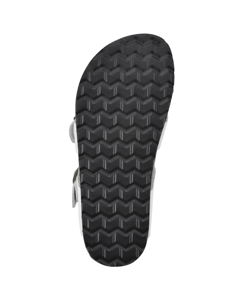 White Mountain Women's Gracie Leather Footbed Sandal
