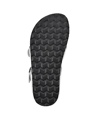 White Mountain Women's Gracie Leather Footbed Sandal