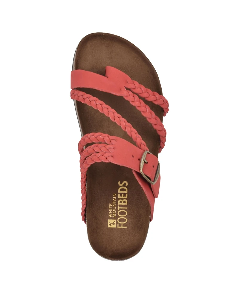 White Mountain Women's Hayleigh Footbed Sandals