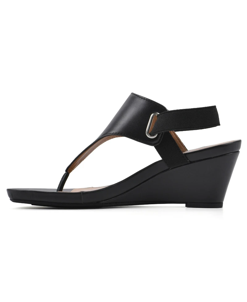 White Mountain Women's All Dres Wedge Sandals