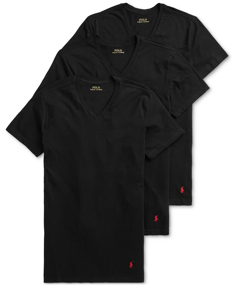 Polo Ralph Lauren Men's 3-Pack V-Neck Classic Undershirts