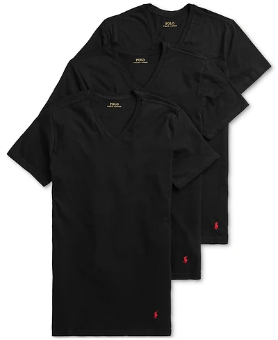 Polo Ralph Lauren Men's 3-Pack V-Neck Classic Undershirts