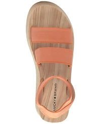 Lucky Brand Women's Samella Strappy Platform Wedge Sandals