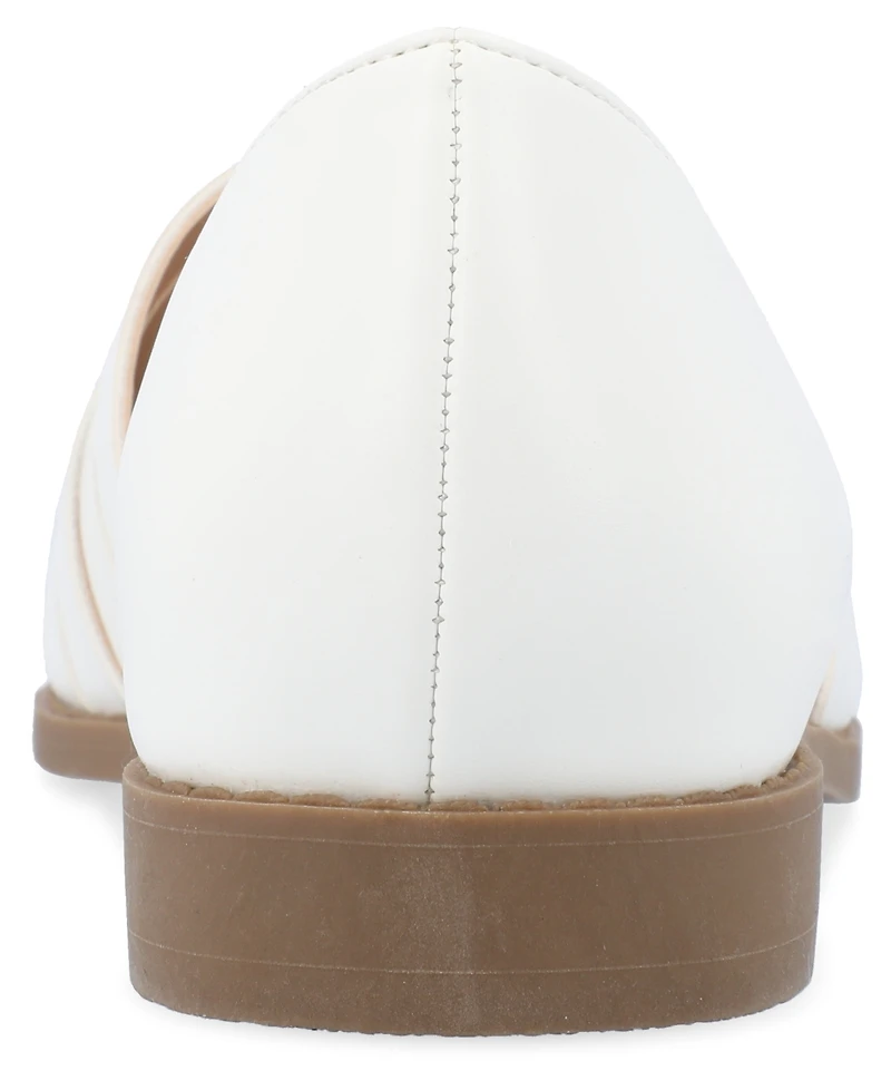 Journee Collection Women's Anyah Caged Two-Piece Flats