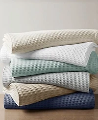 Madison Park Waffle Weave Cotton Blanket