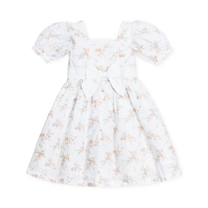 Hope & Henry Big Girls Short Sleeve Puff Sleeve Party Dress