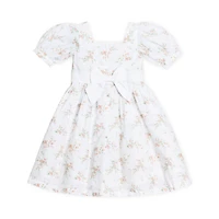 Hope & Henry Big Girls Short Sleeve Puff Sleeve Party Dress