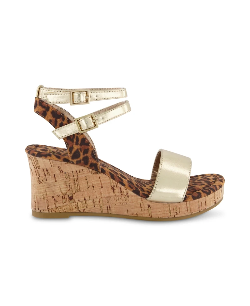 Jessica Simpson Little Girls Wedge Open Toe Sandals