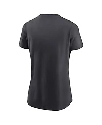 Women's Nike Anthracite Tampa Bay Buccaneers 2022 Nfl Playoffs Iconic T-shirt