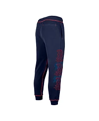 Men's New Era Navy Boston Red Sox Team Split Jogger Pants