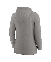 Women's Nike Heather Charcoal Tampa Bay Buccaneers Gym Vintage-Like Full-Zip Hoodie