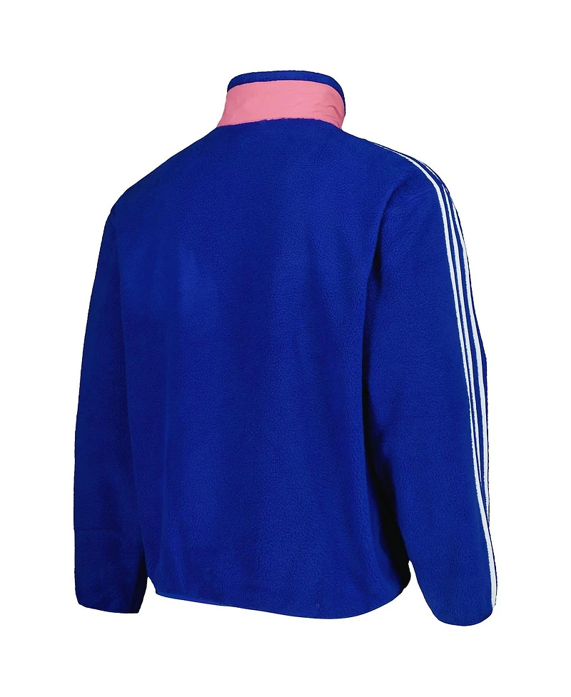 Men's adidas Blue Juventus Lifestyler Fleece Full-Zip Jacket