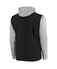 Men's Dunbrooke Black, Gray Philadelphia Eagles Alpha Full-Zip Jacket