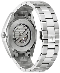 Bulova Men's Automatic Surveyor Stainless Steel Bracelet Watch 42mm