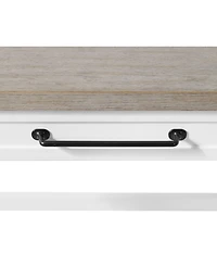 Finn 42" Wood Drop Front Drawer Writing Desk
