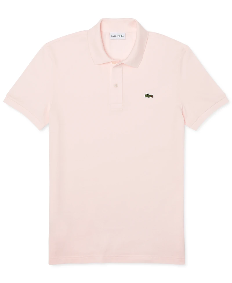 Men's Lacoste Slim Fit Short Sleeve Ribbed Polo Shirt - T03
