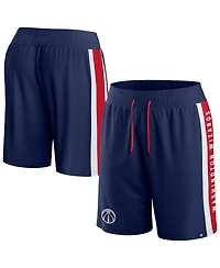 Men's Fanatics Navy Washington Wizards Referee Iconic Mesh Shorts
