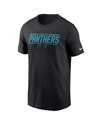 Men's Nike Black Carolina Panthers Muscle T-shirt