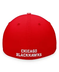 Men's Fanatics Red Chicago Blackhawks Defender Flex Hat