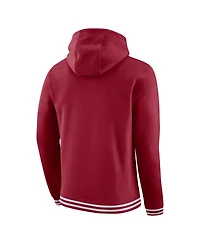Men's Nike Crimson Oklahoma Sooners Sketch Retro Pullover Hoodie
