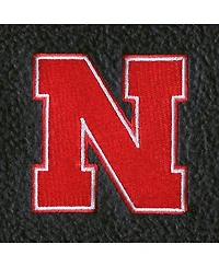 Men's adidas Black Nebraska Huskers Full-Zip Vest