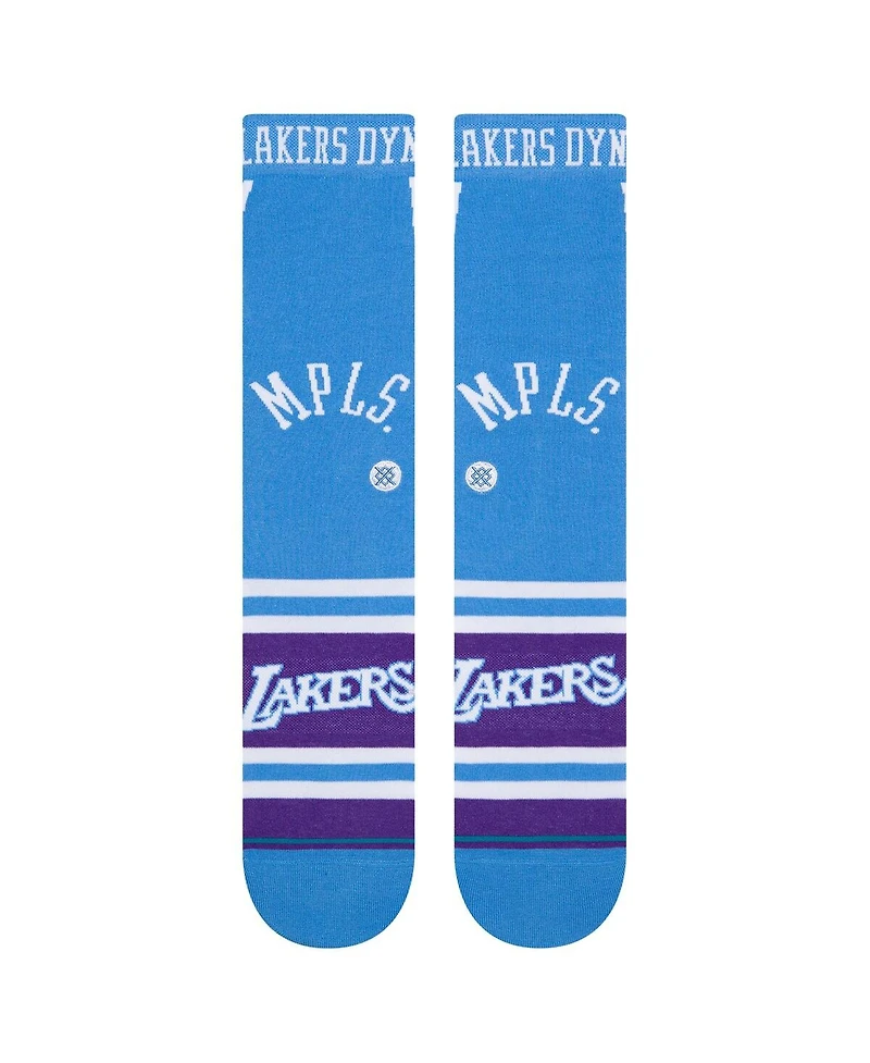 Men's Stance Light Blue Los Angeles Lakers 2021/22 City Edition Crew Socks