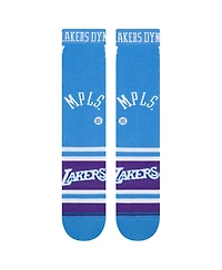 Men's Stance Light Blue Los Angeles Lakers 2021/22 City Edition Crew Socks