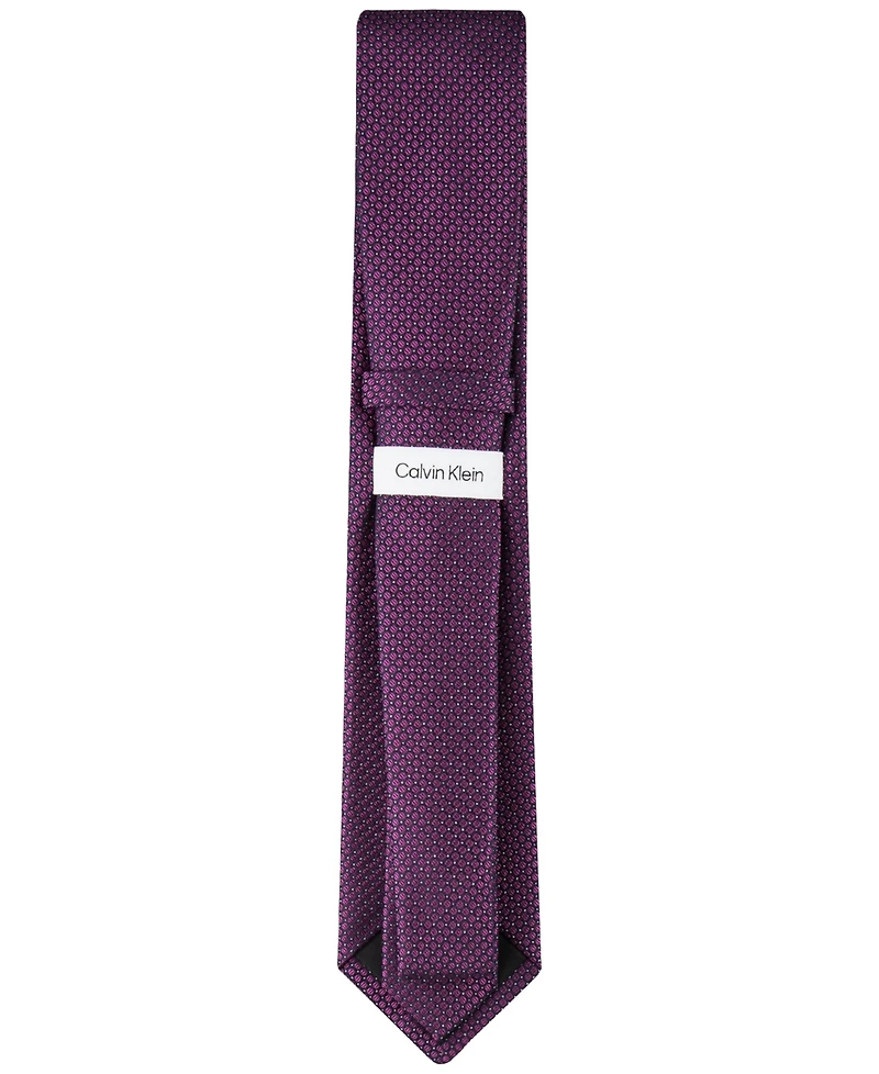Calvin Klein Men's Steel Micro-Dot Solid Tie