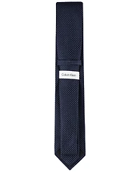 Calvin Klein Men's Steel Micro-Dot Solid Tie