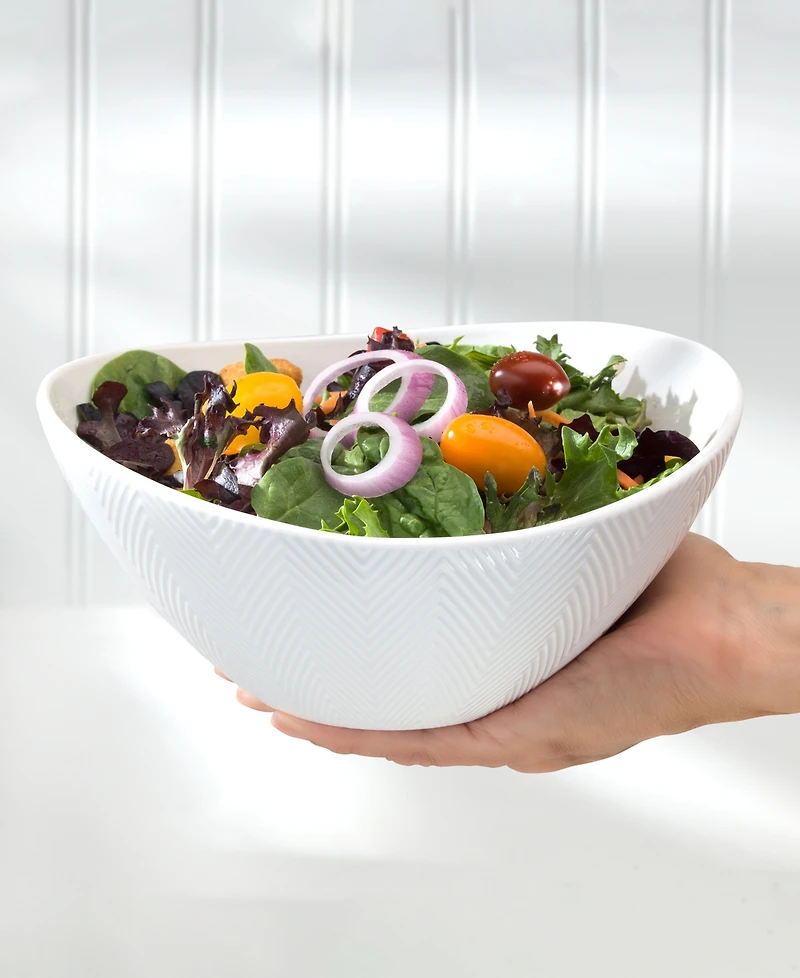 Euro Ceramica Highlands Nesting Serving Bowls, Set of 3