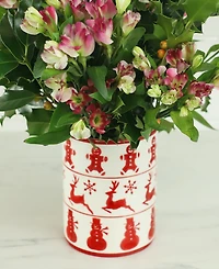 Euro Ceramica Winterfest Utensil Holder