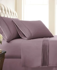 Southshore Fine Linens Classy Pleated 21" Extra deep, Pocket Sheet Set