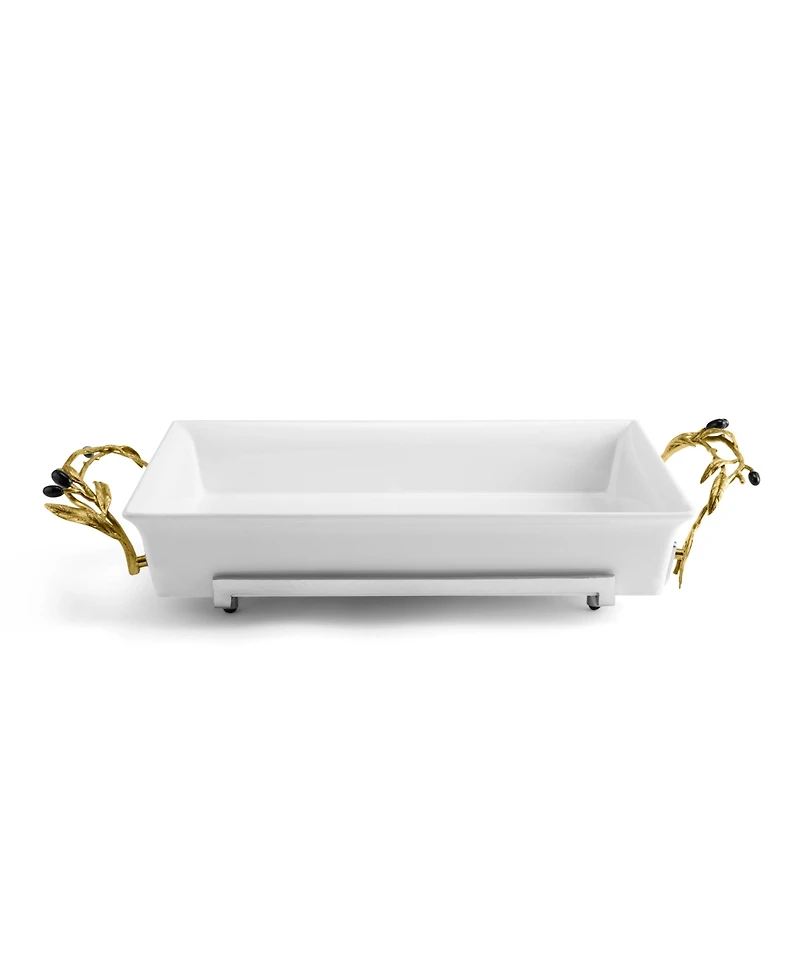 Michael Aram Olive Branch 3 Quart Casserole