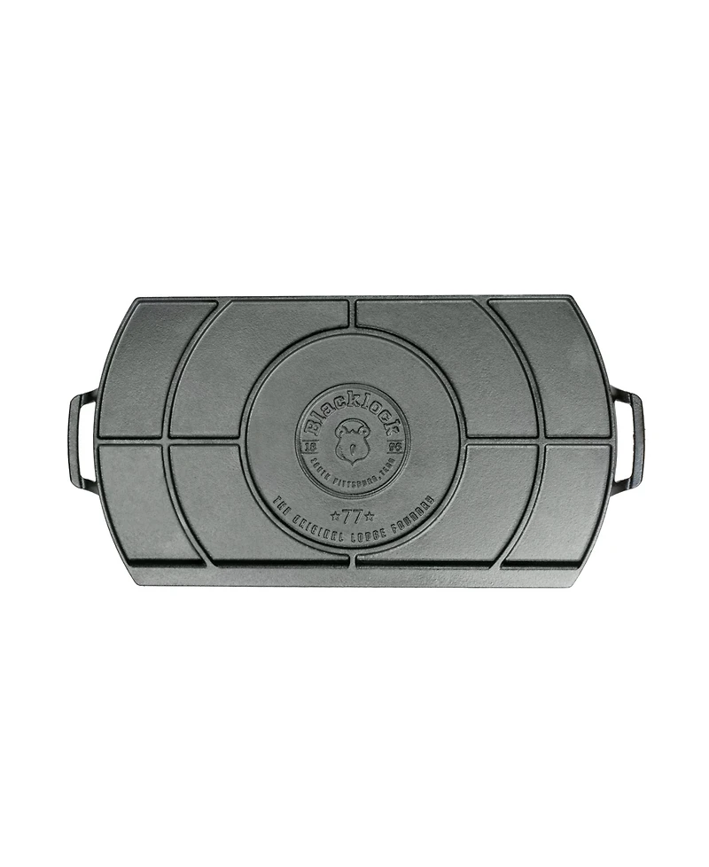 Lodge Cast Iron Blacklock Triple Seasoned 10" Double Burner Griddle Cookware
