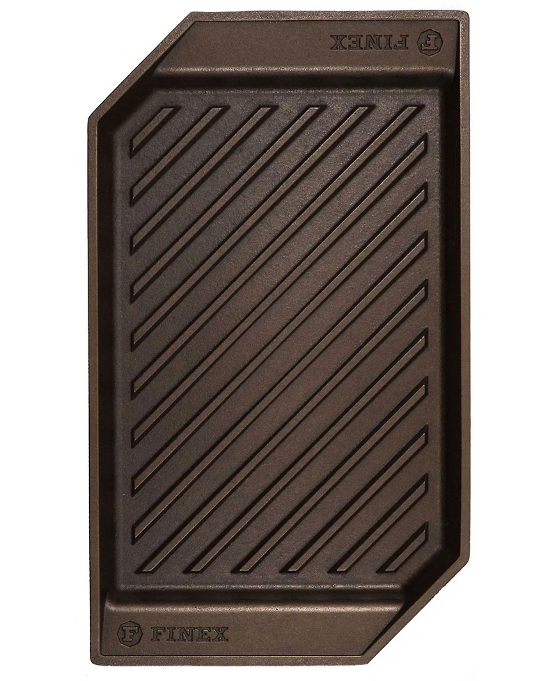 Lodge Cast Iron Finex 15.5" Lean Grill Pan Cookware