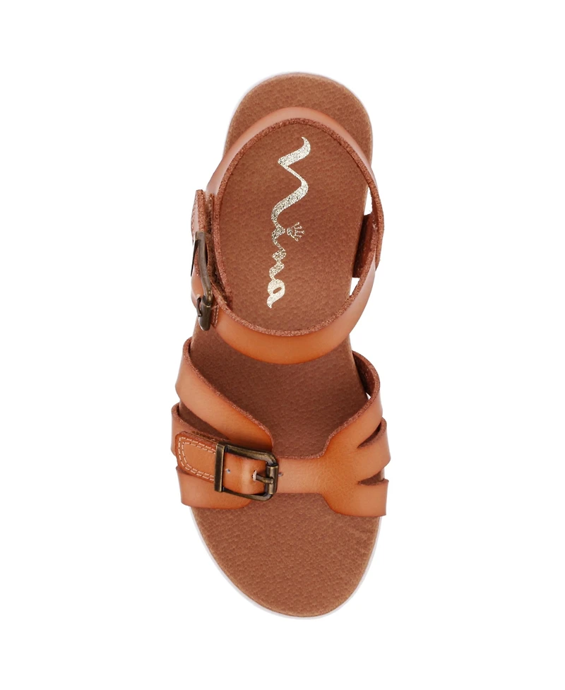 Nina Toddler Girls Lacey Season Fastening Strap Sandals
