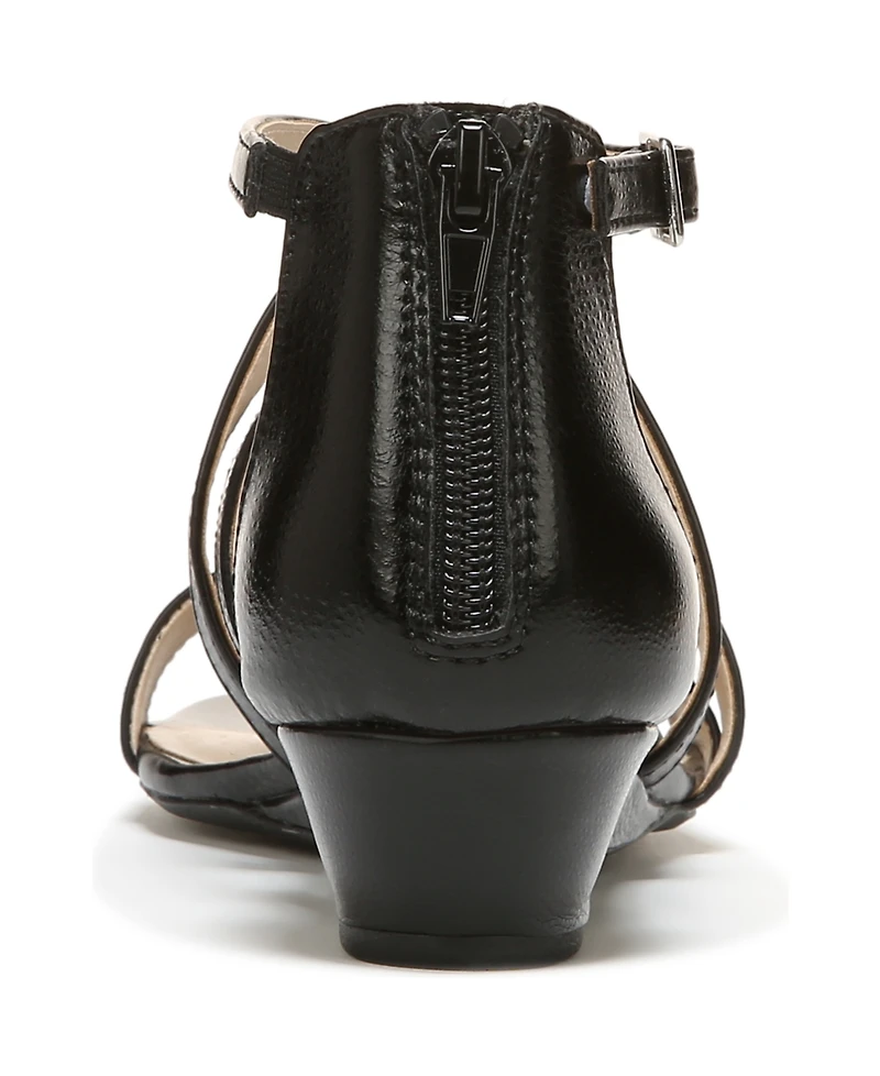LifeStride Women's Yolanda Strappy Wedge Dress Sandals