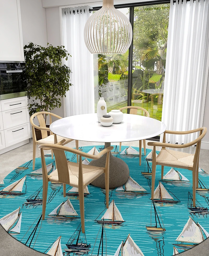 Dalyn Harbor Washable HA8 8' x Round Area Rug