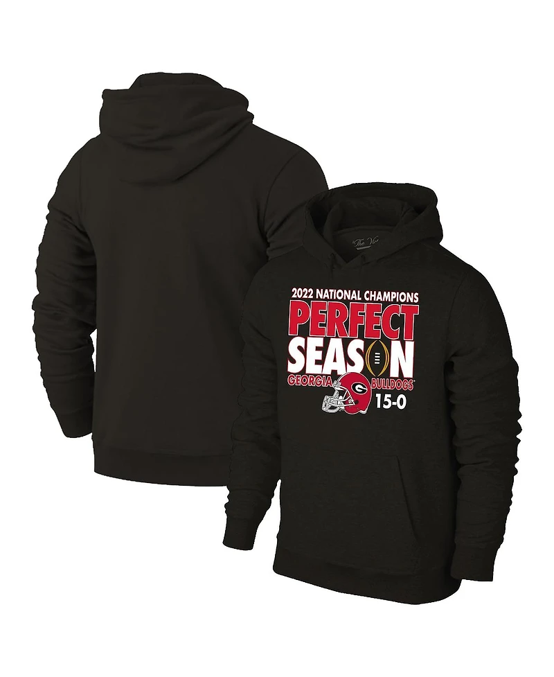 Men's Original Retro Brand Black Georgia Bulldogs College Football Playoff 2022 National Champions Perfect Season Pullover Hoodie