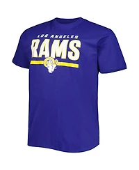 Men's Fanatics Royal Los Angeles Rams Big and Tall Speed and Agility T-shirt
