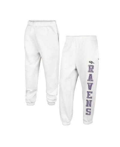 Women's '47 Brand Oatmeal Baltimore Ravens Harper Joggers