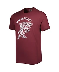 Men's '47 Brand Maroon Mississippi State Bulldogs Premier Franklin T-shirt