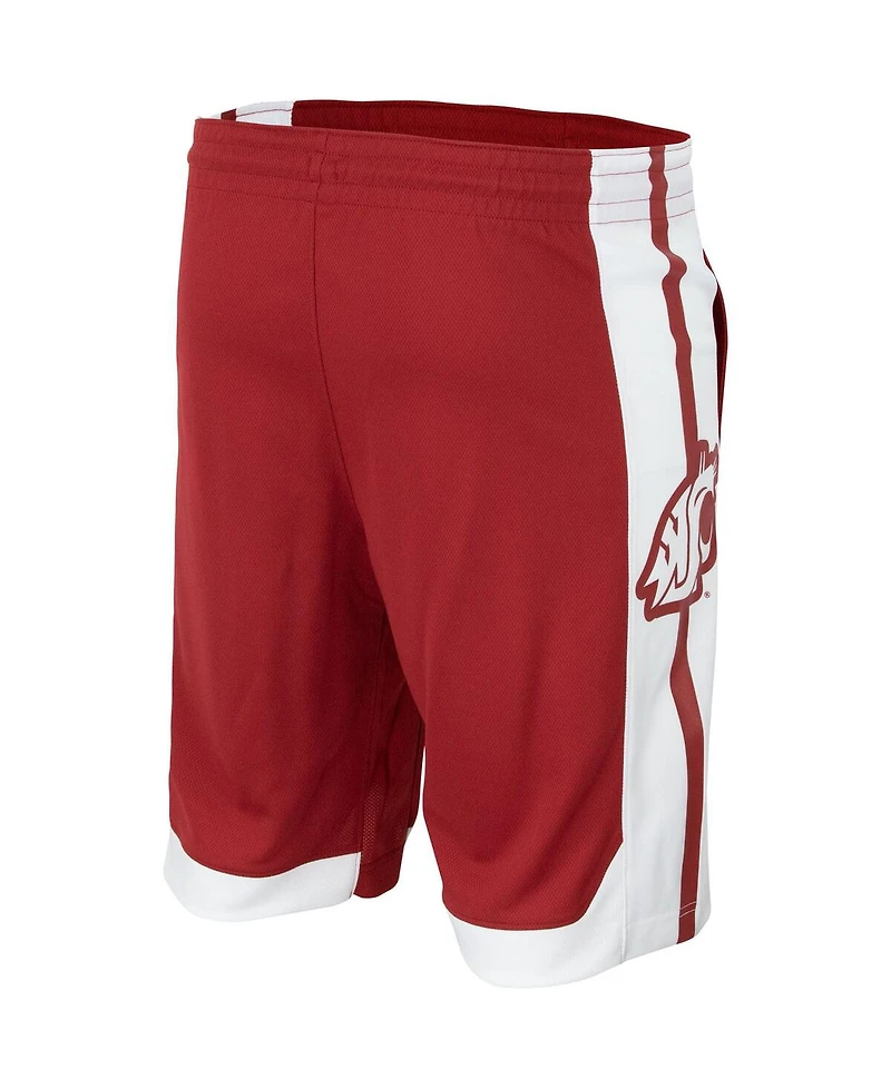 Men's Nike Crimson Washington State Cougars Team Logo Replica Basketball Shorts