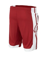 Men's Nike Crimson Washington State Cougars Team Logo Replica Basketball Shorts