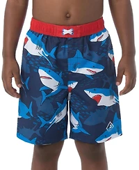 Rokka&Rolla Toddler Boys Swim Trunks with Mesh Liner Upf 50+