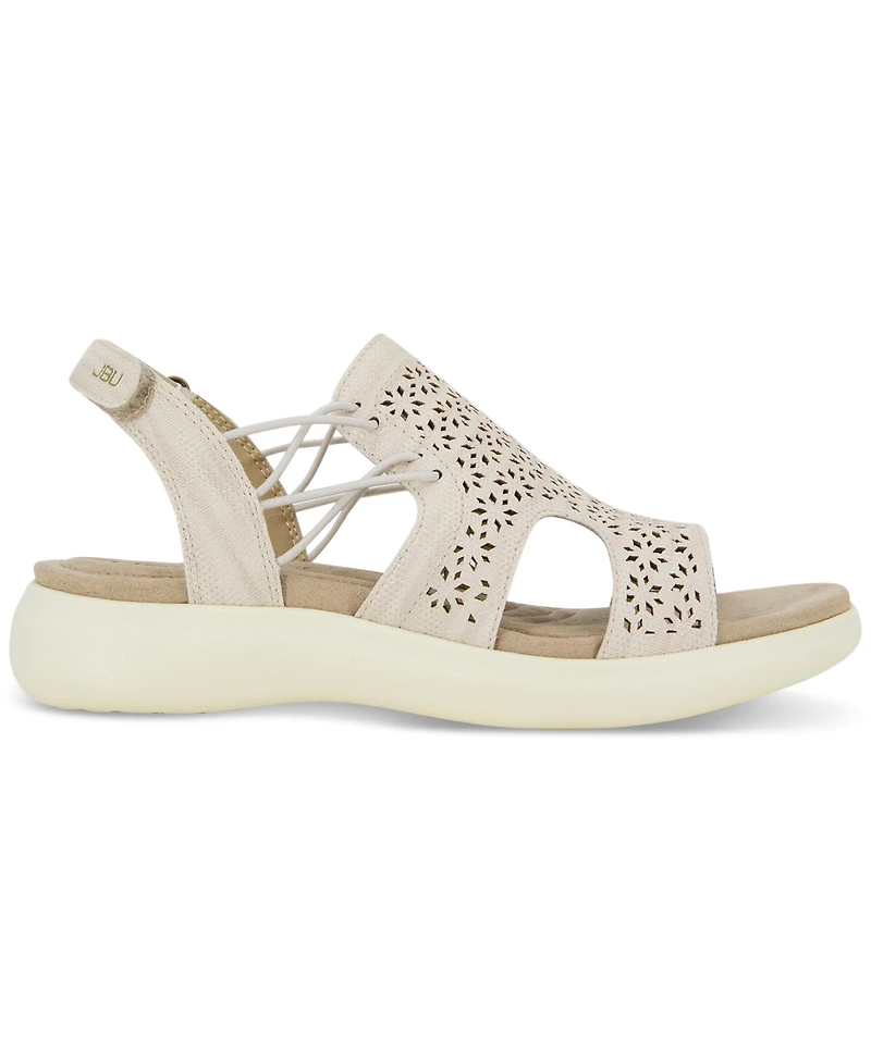Jbu Women's Francis Slip-On Strappy Slingback Sandals