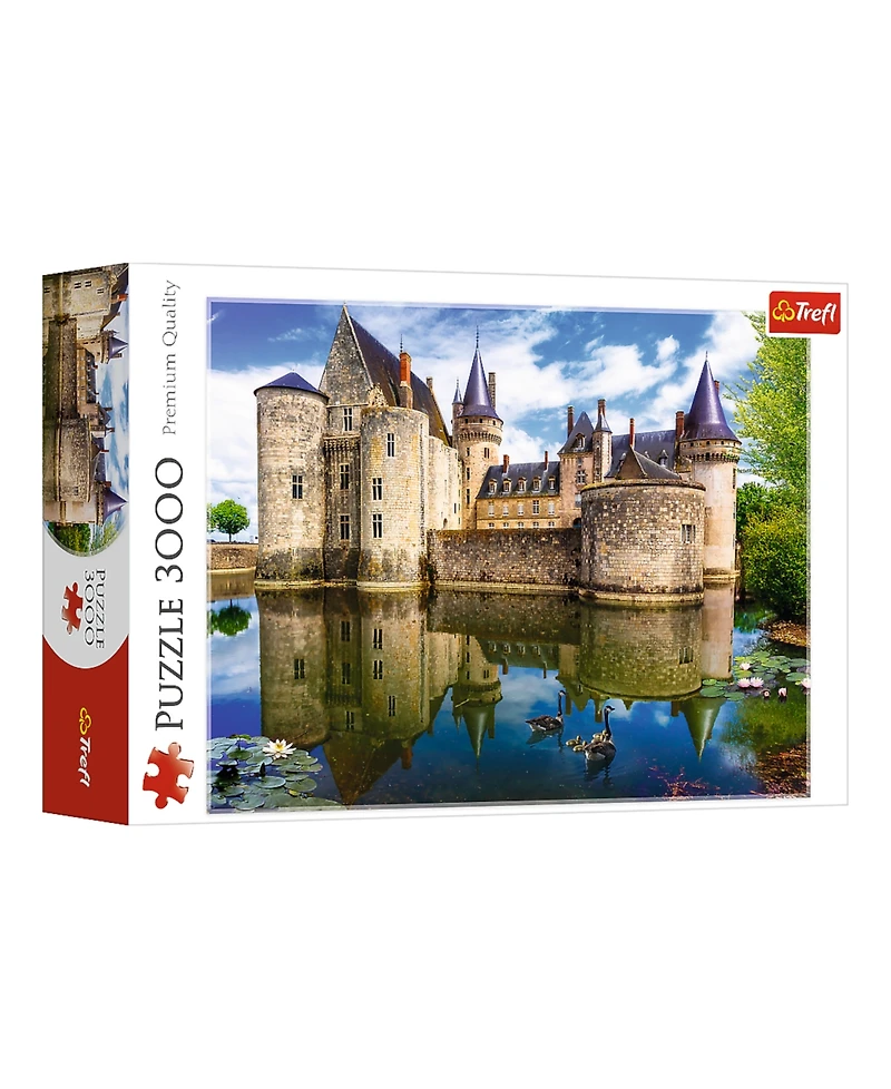 Trefl Red 3000 Piece Puzzle - Castle in Sully-sur-Loire, France