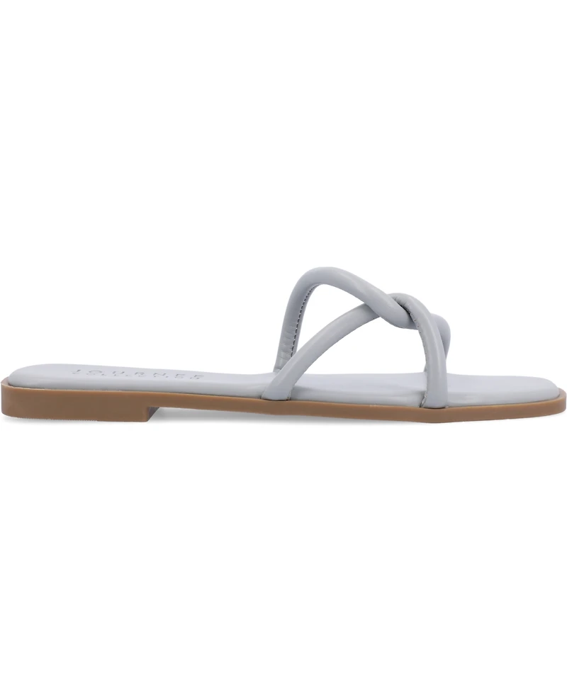 Journee Collection Women's Lauda Twist Sandals