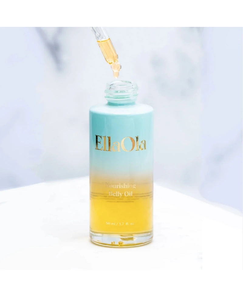 EllaOla Nourishing Belly Oil for stretch marks and to smooth, firm and brighten skin