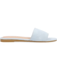 Journee Collection Women's Kolinna Slip On Flat Sandals